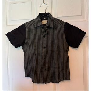 ONLY (German Brand) LINEN Edit - Boys Linen Polo Shirt - 6Y